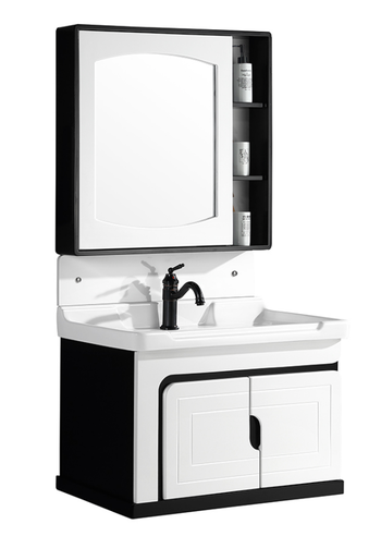 CBM pvc bathroom cabinet vanities furniture modern PVC bathroom sink and cabinet combo