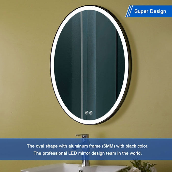 CBM bathroom mirror with lights free design for flats-1