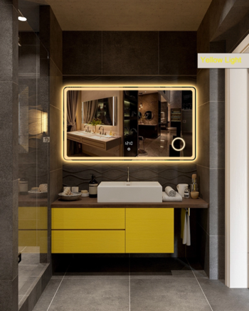 Modern design High quality IP44 Wall Mounted LED Bathroom Mirror