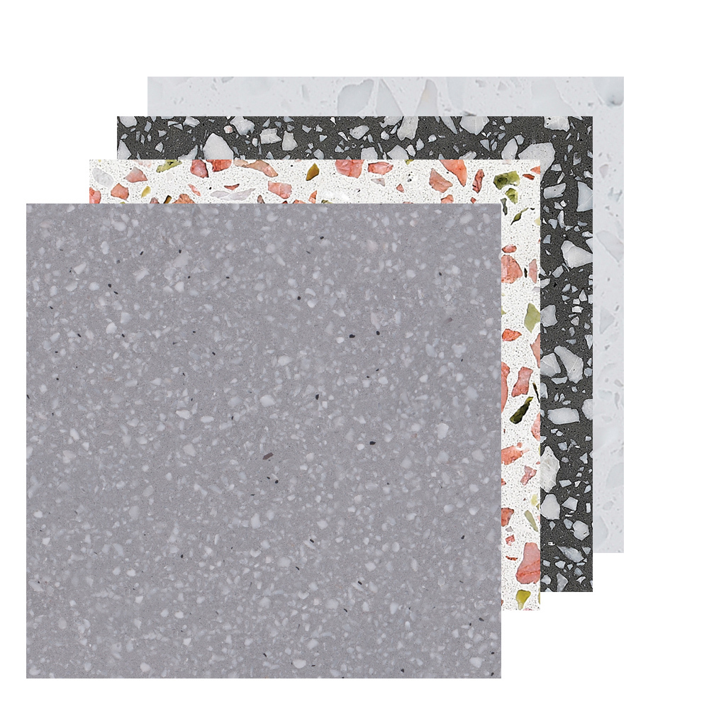Terrazzo floor tiles 600x600 glazed porcelain rustic tiles