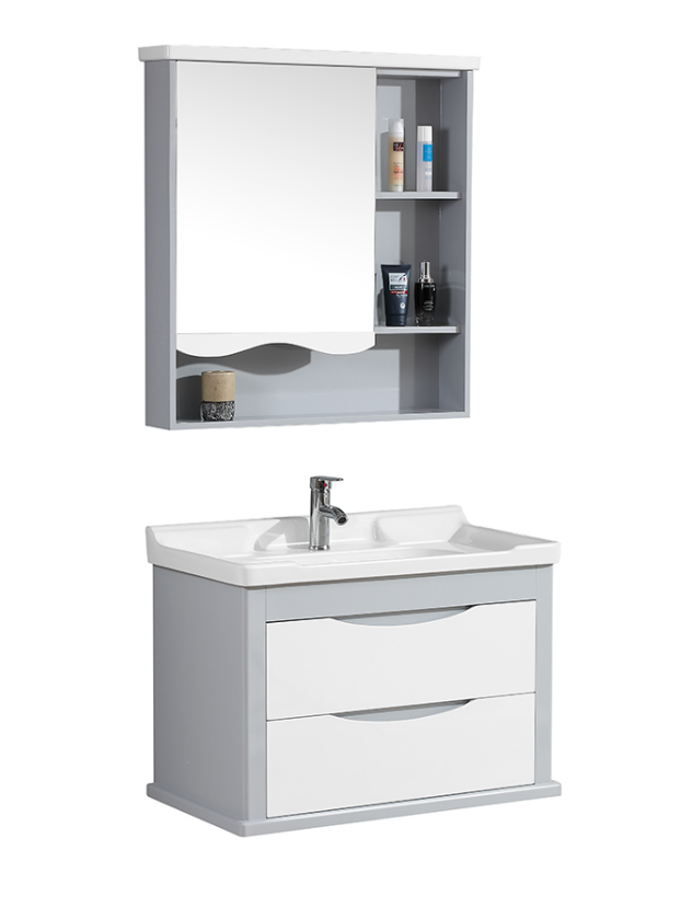 CBM New Design One Individual Fregadero Resistente al agua Muebles de inodoro Moderno Cuenca Cuarto de baño Vanity Gabinetes