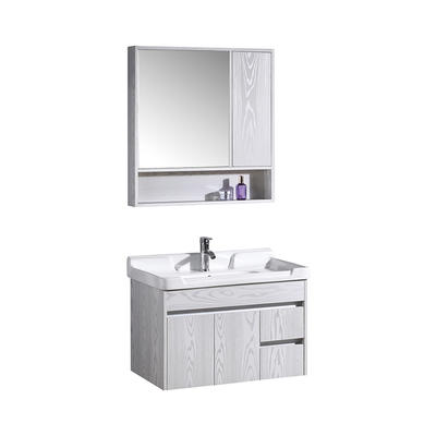 CBM New design Bathroom Modern Decor Double Sink Vanity cabinet with mirror