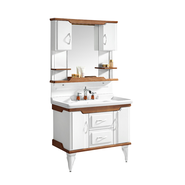 CBM Best hotel bath vanity cabinet corner with wash basin for decor