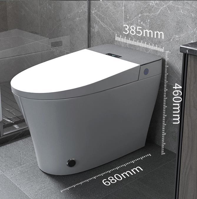Intelligent smart wc toilet 110V/220V s-trap 2021 electronic electric bidet siphonic sensor flush