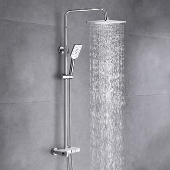CBM chrome shower set  bathroom wholesale commercial bathroom shower set cheap stainless steel shower faucet