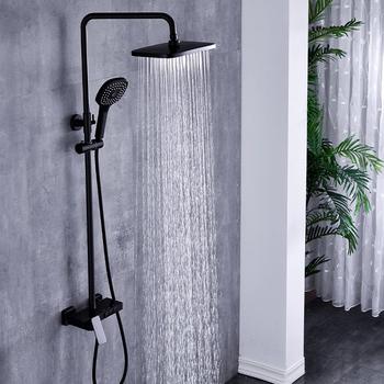 CBM black color shower set factory price bathroom wholesale commercial shower set cheap shower faucet