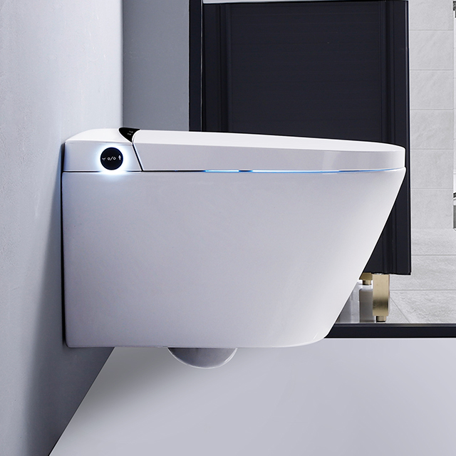 CBM-T3-1 Bathroom ceramic white smart electric toilet wll hung automatic sensor flushing  smart toilet with concealed tank
