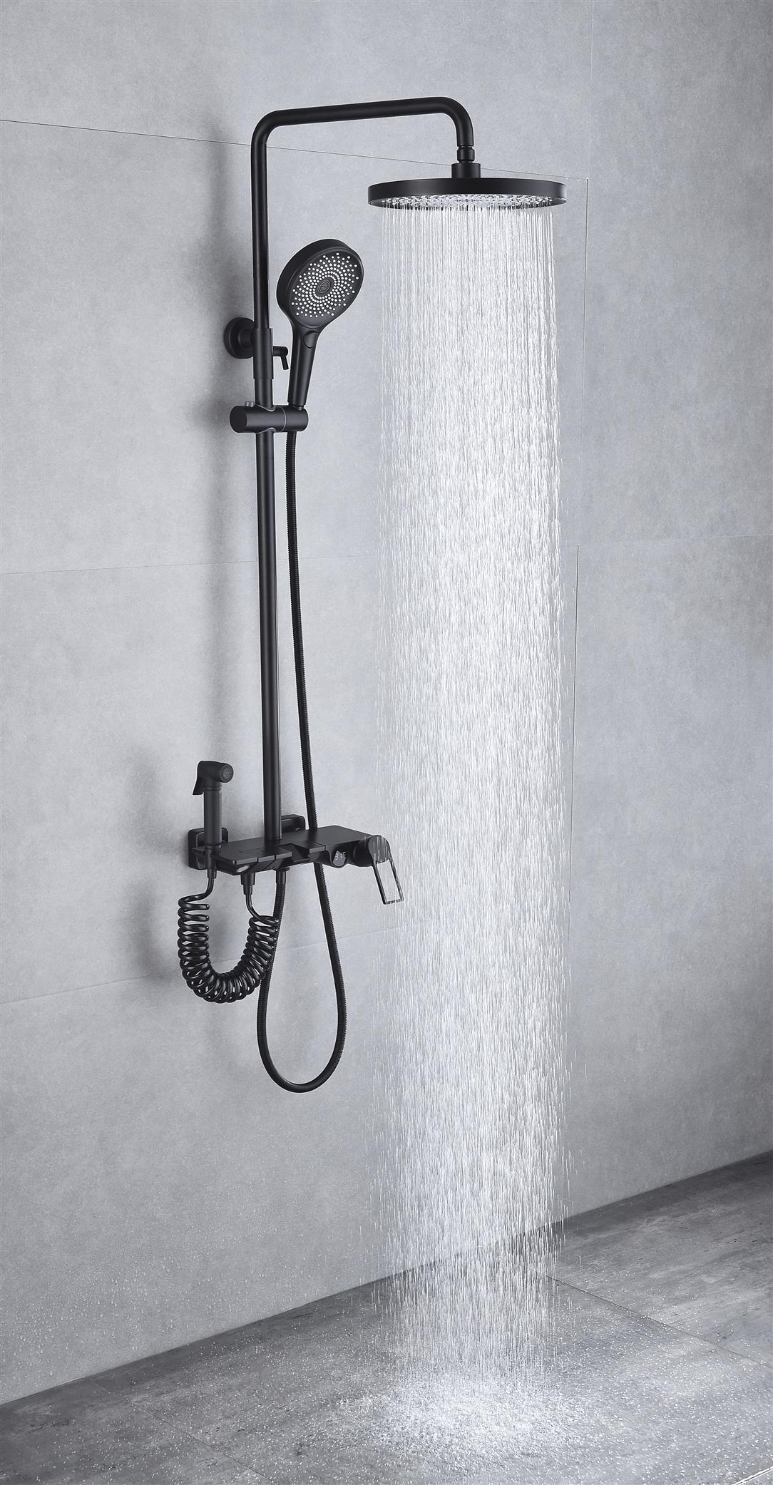 Cbm Piano New Design Brass Chrome 4 Function Bathtub Rain Shower Set ...