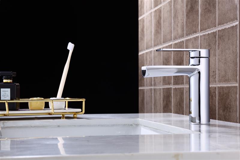 CBM Brass bathroom series sanitary ware series fashion design basin faucet bathroom faucet like waterfall