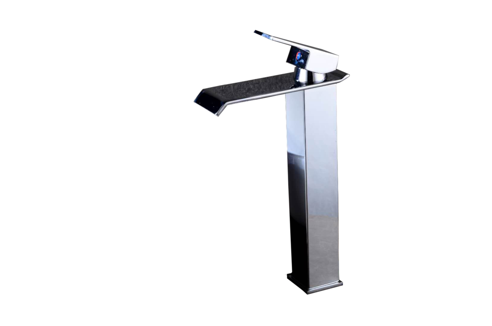Bathroom sink basin water tap silver black